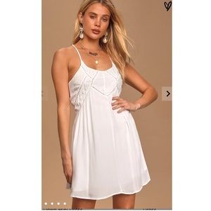 White sun dress